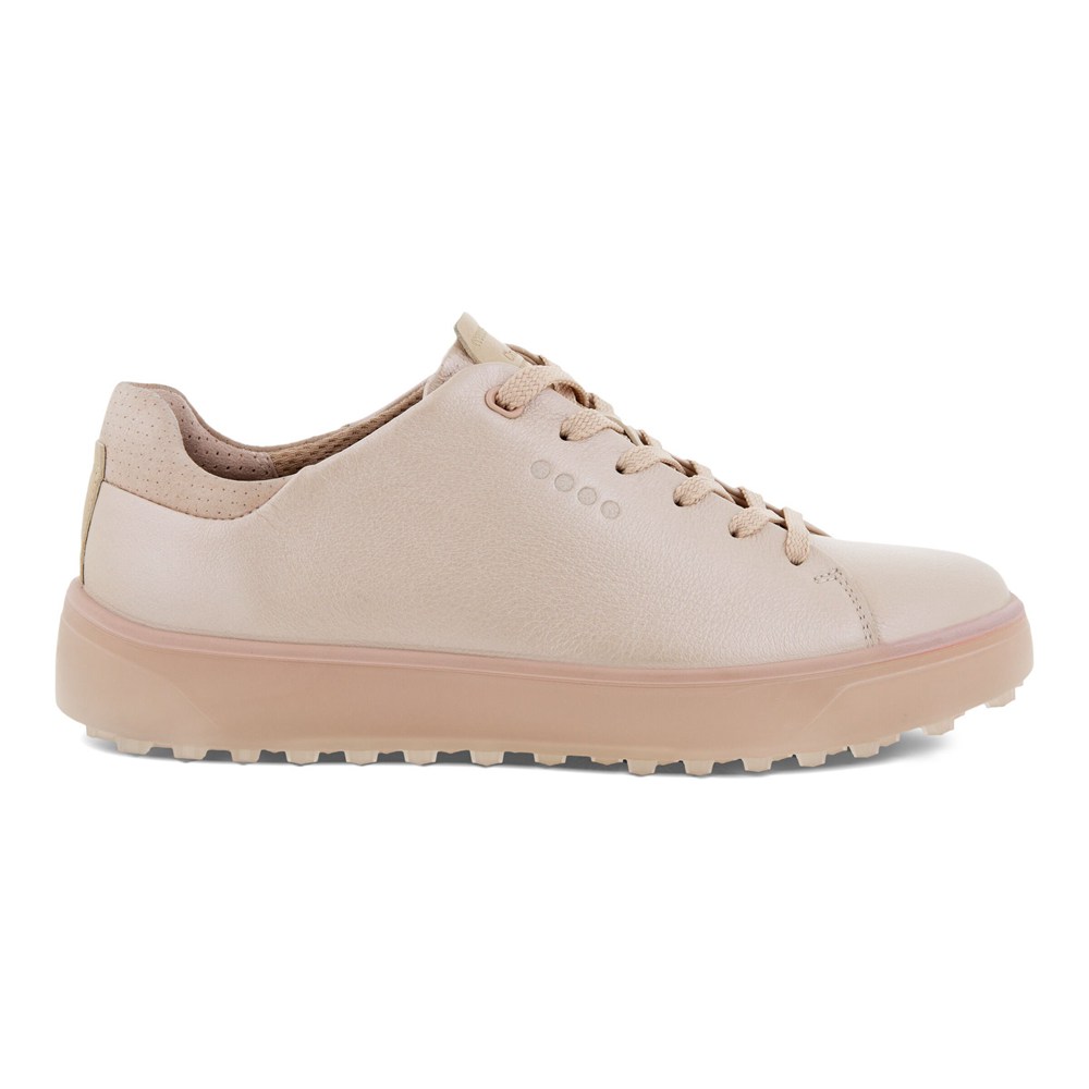 ECCO Womens Golf Shoes Pink - Tray Laced - JWQ-691253